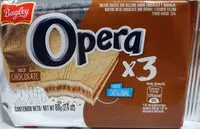 Mängden socker i Opera x3 Chocolate