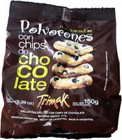 Mängden socker i Polvorones con chips de chocolate