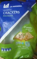 Mängden socker i LA ANONIMA Galletitas CRACKERS Salvado