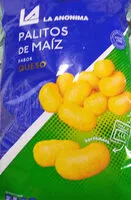 Mängden socker i palitos de maiz (chisitos) sabor queso
