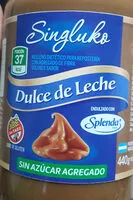Mängden socker i Relleno dietético sabor dulce de leche