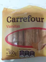 Mängden socker i vainilla Carrefour