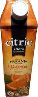 Mängden socker i Jugo de naranja 100% exprimido - Valencia tardía