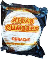 Mängden socker i Alfajor de durazno