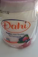 Mängden socker i yogur con frutas del bosque
