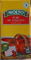 Mängden socker i Puré de tomates