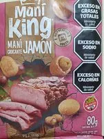 Mängden socker i Maní Crocante Jamón