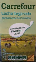 Mängden socker i Leche descremada