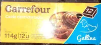 Mängden socker i Caldo deshidratado - Gallina