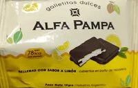 Mängden socker i galletitas rellenas con sabor a limon