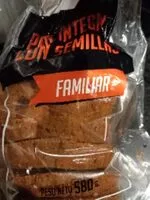 Mängden socker i Pan integral con semillas