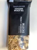 Mängden socker i Pasas y arándanos