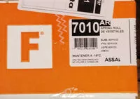 Mängden socker i Spring Roll de Vegetales