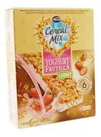 Mängden socker i Barra de cereales cereal mix Yoghurt Frutilla Light