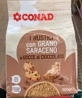 Mängden socker i Biscotti conad grano saraceno