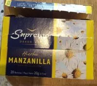 Mängden socker i Hierba manzanilla chamomilla recutita