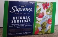 Mängden socker i Hierbas surtidas supremo