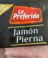Mängden socker i Jamón pierna