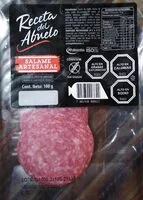 Mängden socker i Salame artesanal