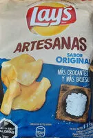 Mängden socker i Lay's artesanas sabor original