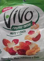 Mängden socker i Vivo frutos secos