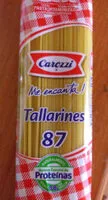 Mängden socker i tallarines carozzi