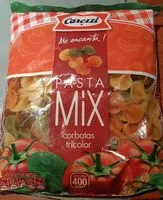 Mängden socker i Pasta mix corbatas tricolor