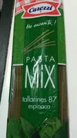 Mängden socker i Pasta MIX tallarines espinaca