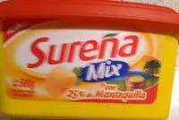 Mängden socker i Margarina mix con mantequilla