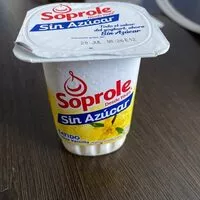 Mängden socker i Yogurt Soprole sin azúcar