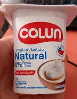 Mängden socker i yogurt natural  colun