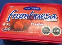 Mängden socker i helado frambuesa sherbet