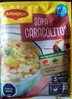 Mängden socker i sopa de caracolitos