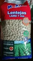 Mängden socker i Lentejas laird 7mm
