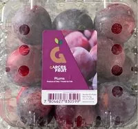 Mängden socker i Plums
