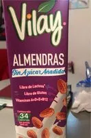 Mängden socker i Almendras sin azucar añadida