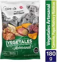 Mängden socker i Vegetales (camote, paps nativa y rústica)