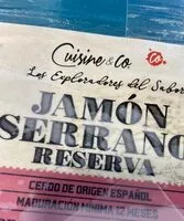 Mängden socker i Jamón serrano reserva