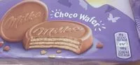 Mängden socker i Milka choco wafer x 6