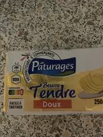 Mängden socker i Beurre tendre doux