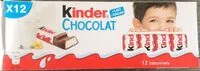 Mängden socker i Kinder chocolat