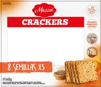 Mängden socker i Crackers 8 Semillas