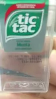 Mängden socker i Pastilha Menta Tic Tac Caixa 16g