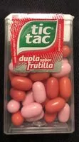 Mängden socker i Pastilha Morango Incrível Dupla Tic Tac Caixa 16g