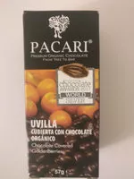 Mängden socker i Pacari Organic Dark Chocolate Covered Golden Berries, 2 Oz