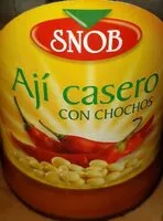 Mängden socker i Ají casero con chochos