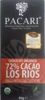 Mängden socker i Los Rios Organic Chocolate, 72% Cacao