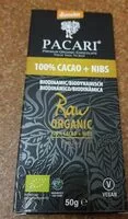 Mängden socker i 100% CACAO + NIBS