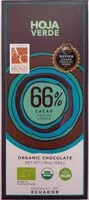 Mängden socker i Chocolate 66% cacao fino de aroma