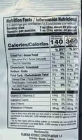 Mängden socker i Plantain chips
